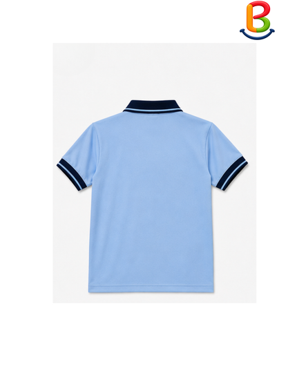 POLERA JERSEY CELESTE UNISEX MANGA CORTA TS