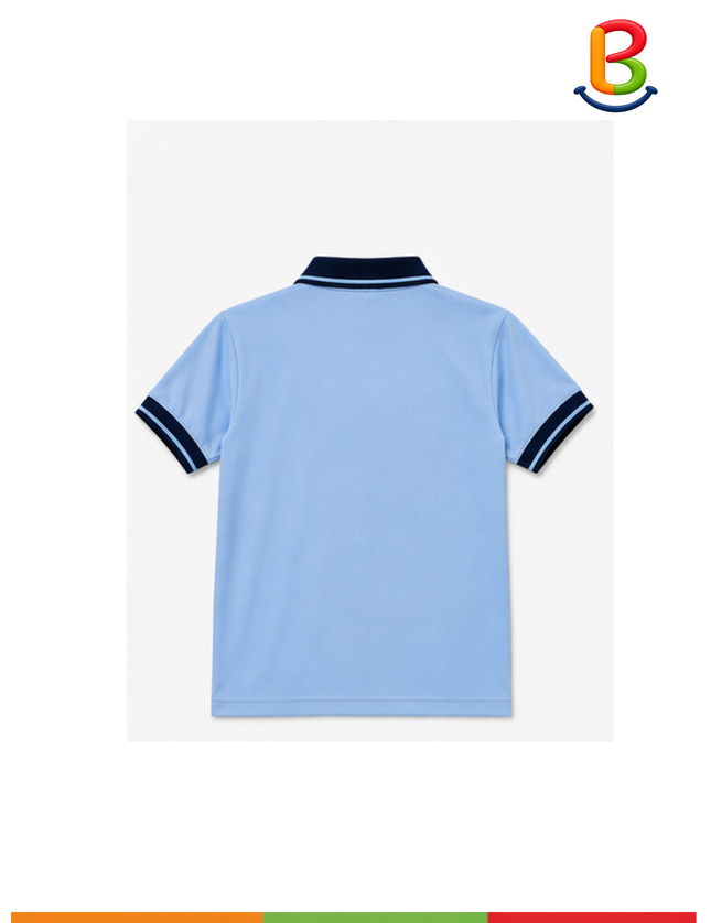 POLERA JERSEY CELESTE UNISEX MANGA CORTA TS