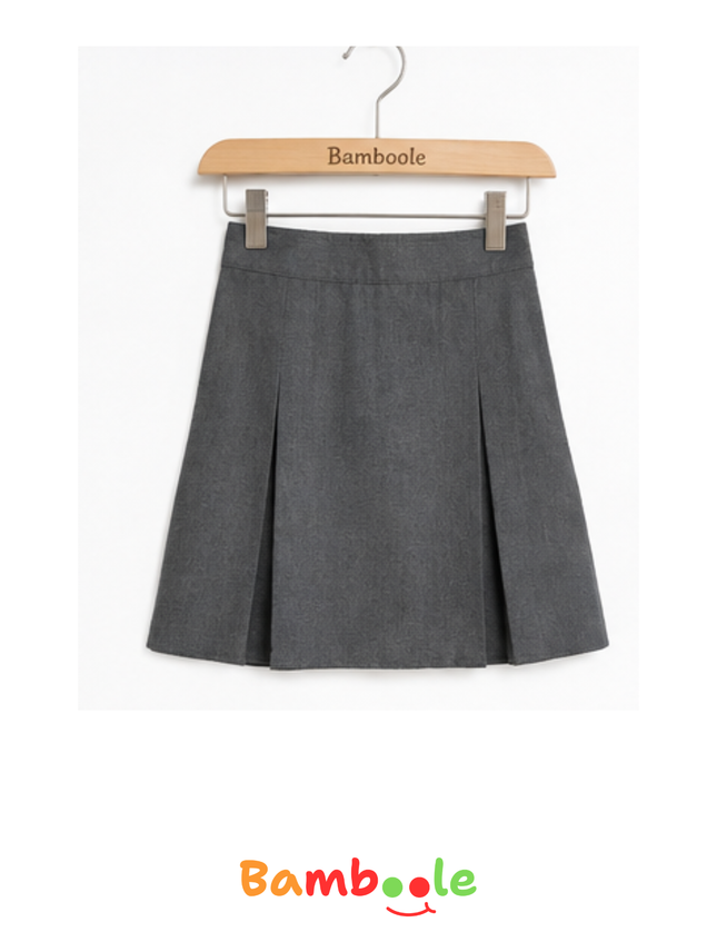 FALDA ESCOLAR NIÑA GRIS TS