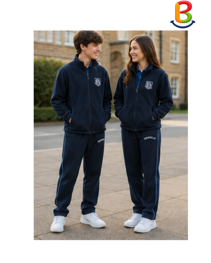 PANTALON FRANELA BUZO UNISEX AZUL TS
