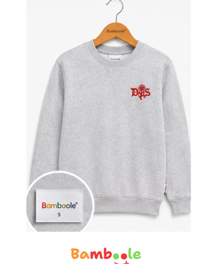 Pack Polerón Deportivo Gris y Pantalón Buzo Rojo DSO