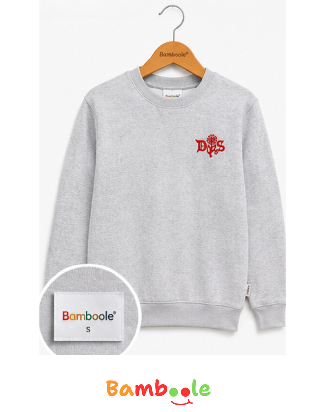 Pack Polerón Deportivo Gris y Pantalón Buzo Rojo DSO