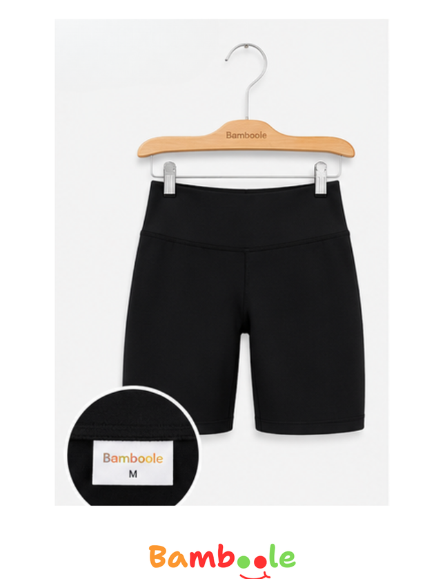 CALZA CORTA DEPORTIVA MUJER NEGRO DSO