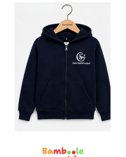 POLERON AZUL CANGURO UNISEX SG