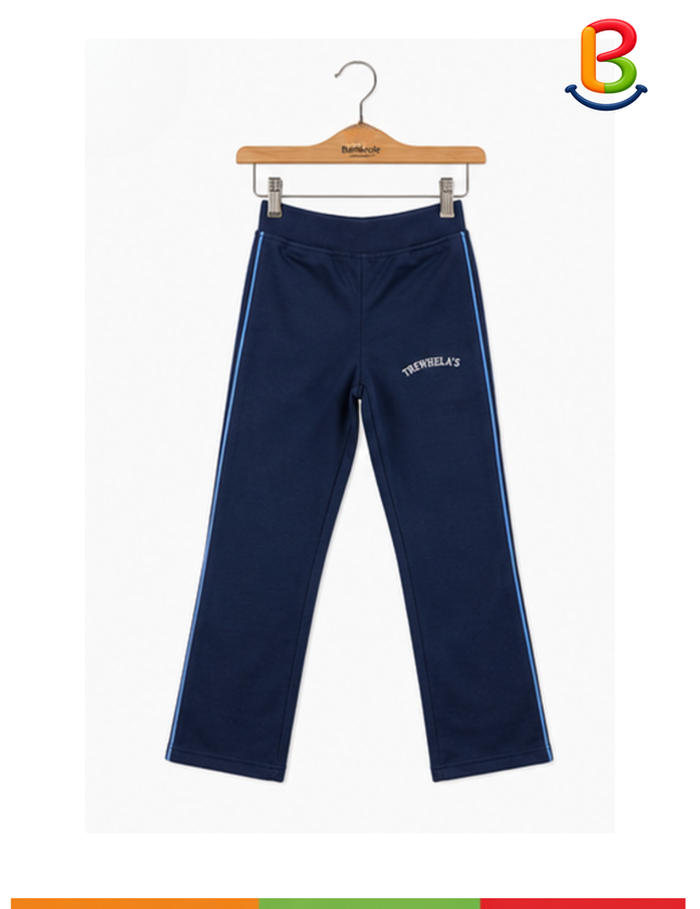 PANTALON FRANELA BUZO AZUL MUJER TS