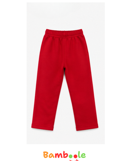 PANTALON BUZO UNISEX ROJO DSO