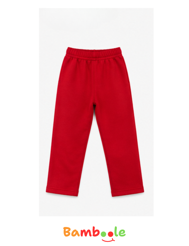 PANTALON BUZO UNISEX ROJO DSO