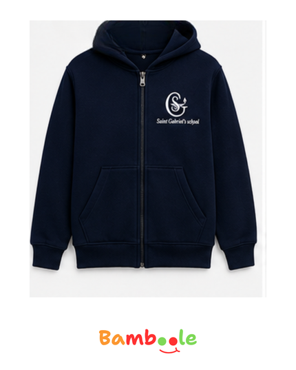 POLERON AZUL CANGURO UNISEX SG