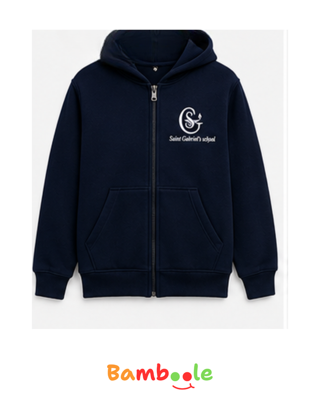 POLERON AZUL CANGURO UNISEX SG