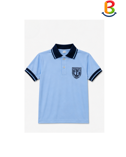 POLERA JERSEY CELESTE UNISEX MANGA CORTA TS