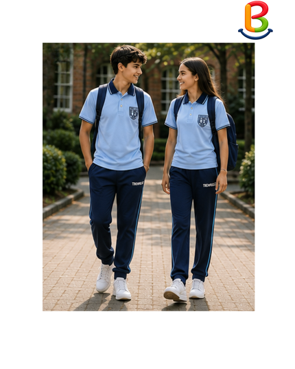 POLERA JERSEY CELESTE UNISEX MANGA CORTA TS