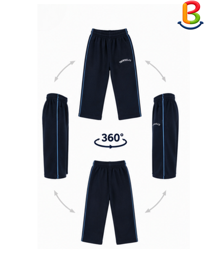 PANTALON FRANELA BUZO UNISEX AZUL TS