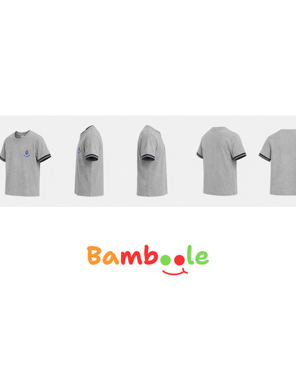 POLERA GRIS POLO MANGA CORTA UNISEX LC