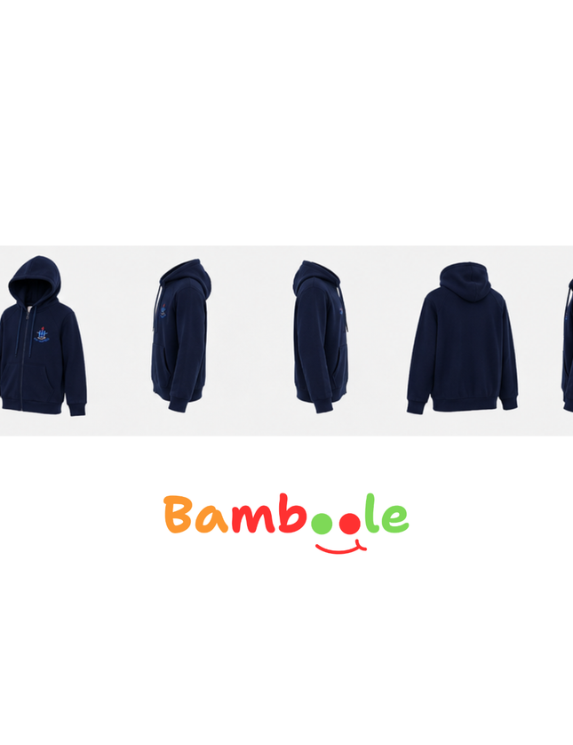 POLERON BUZO AZUL UNISEX LC