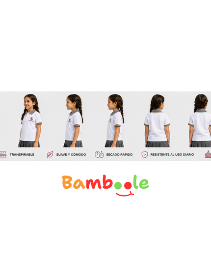 POLERA PIQUE MANGA CORTA UNISEX SG