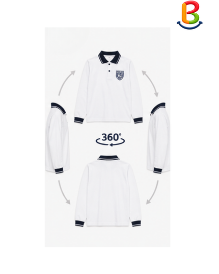 POLERA PIQUE MANGA LARGA UNISEX TS