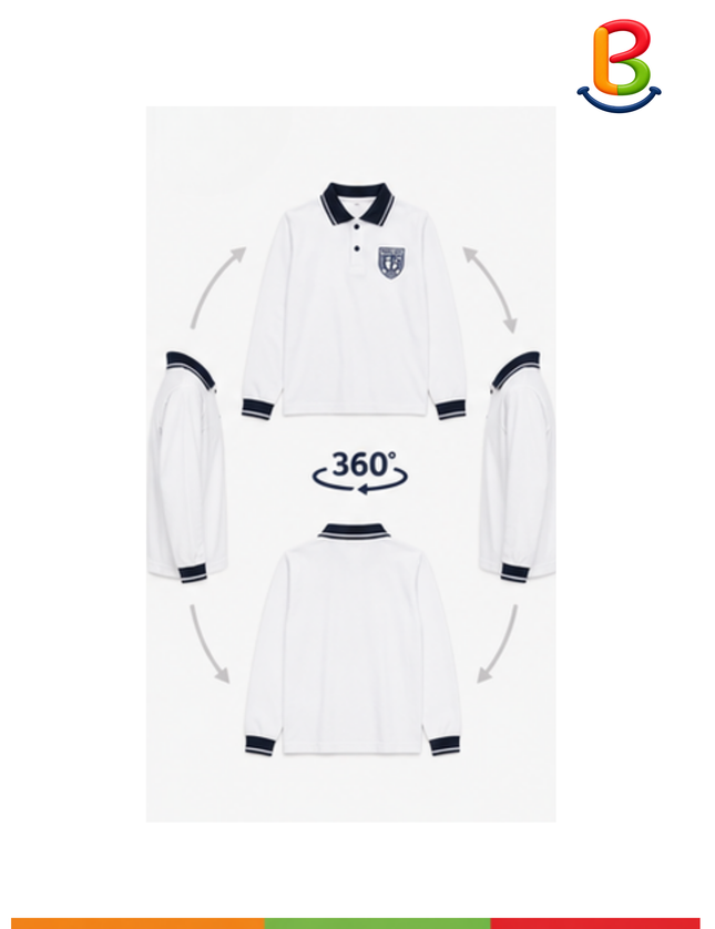 POLERA PIQUE MANGA LARGA UNISEX TS