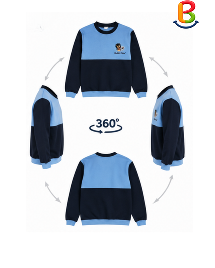 POLERA JERSEY  MANGA LARGA BORDADO LEÓN TS