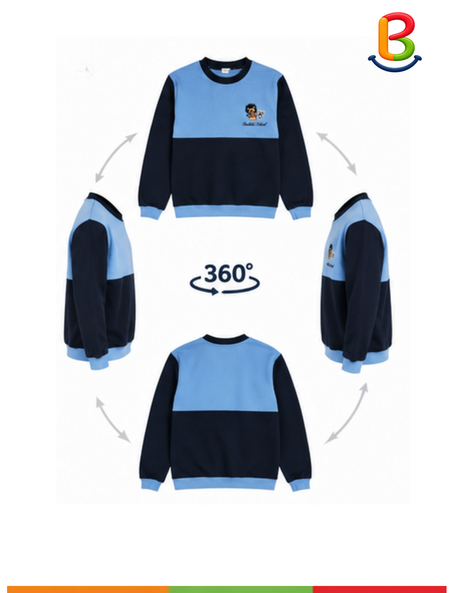 POLERA JERSEY  MANGA LARGA BORDADO LEÓN TS