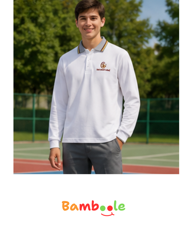 POLERA PIQUE MANGA LARGA UNISEX SG