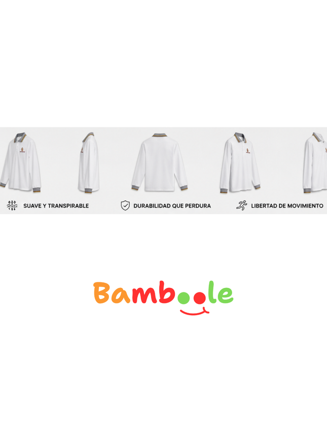 POLERA PIQUE MANGA LARGA UNISEX SG