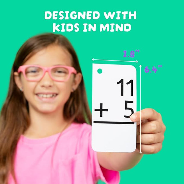 Flash Cards - Addition, 169 tarjetas de sumas