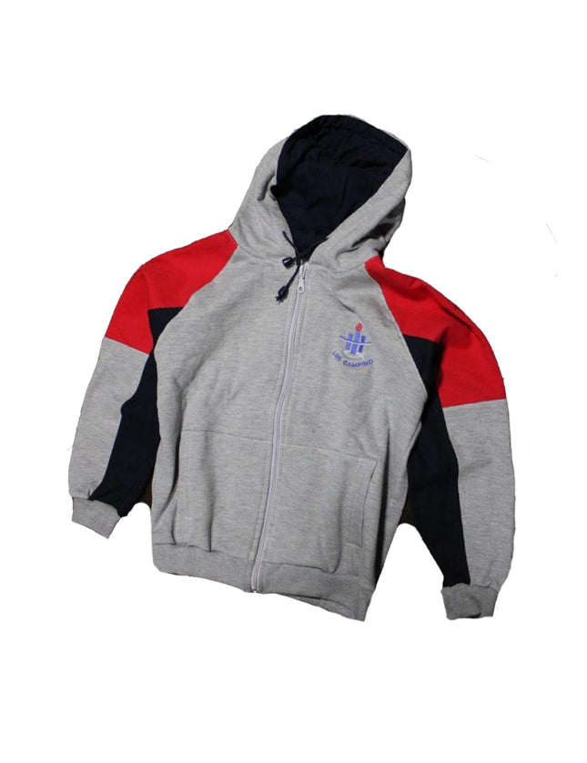 POLERON GRIS DE BUZO UNISEX LC