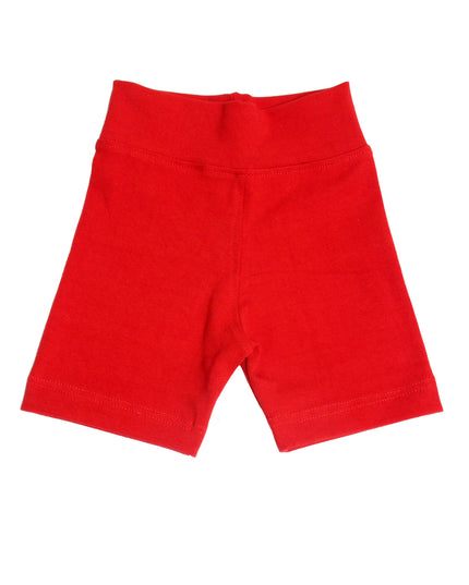 CALZA CORTA DEPORTIVA NIÑA ROJO