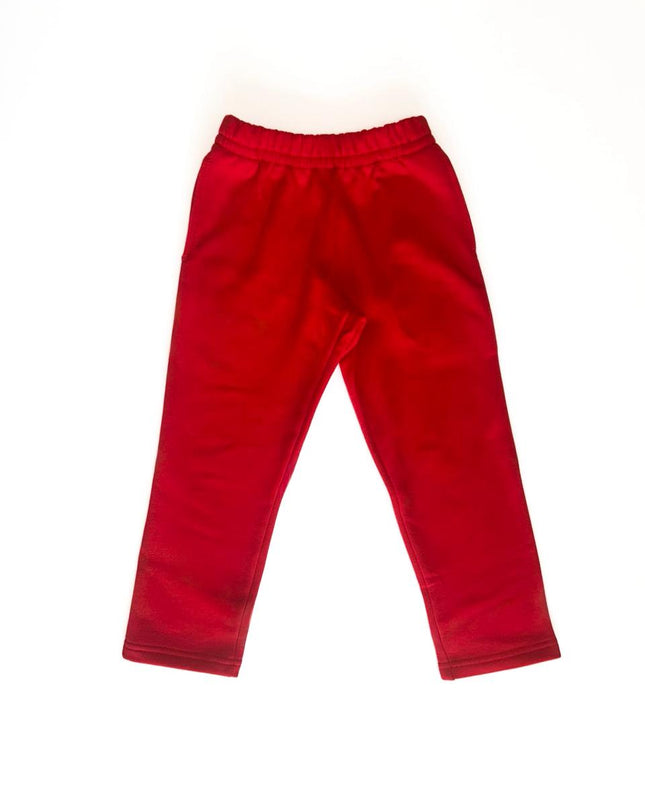 PANTALON BUZO UNISEX ROJO