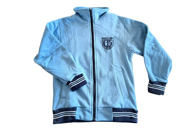 POLERON FRANELA CELESTE UNISEX TS