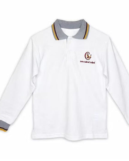 POLERA PIQUE MANGA LARGA UNISEX SG