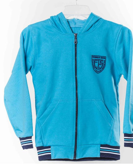 POLERON FRANELA CELESTE UNISEX