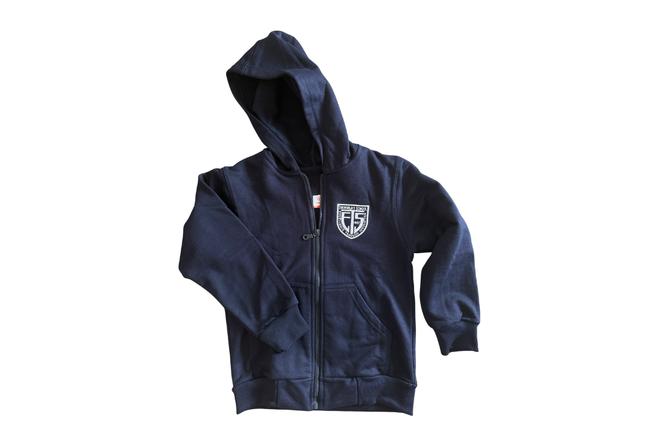 POLERON AZUL CANGURO UNISEX TS