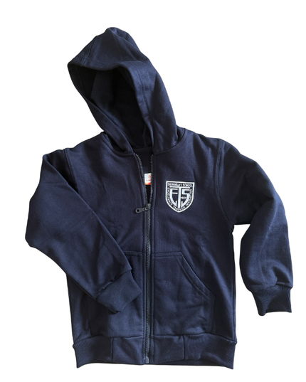 POLERON AZUL CANGURO UNISEX TS