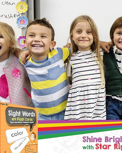 Flash Cards - Sight Words, 169 palabras de vista y oraciones