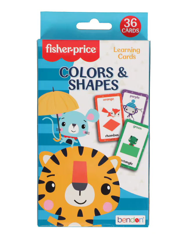 Flash Cards fisher price - Colors & Shapes, 36 tarjetas
