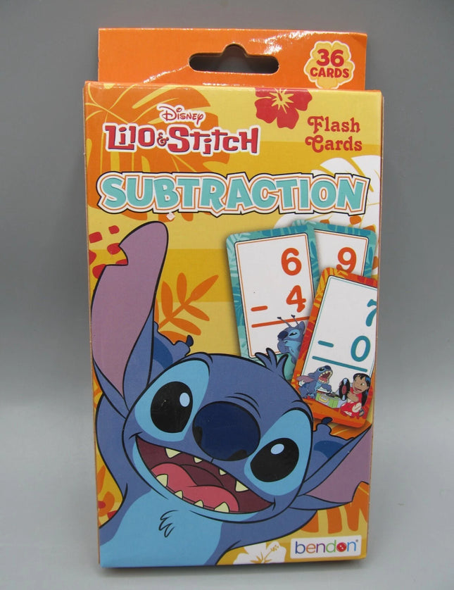 Flash Cards Lilo&Stiich - Subtraction, 36 tarjetas de resta