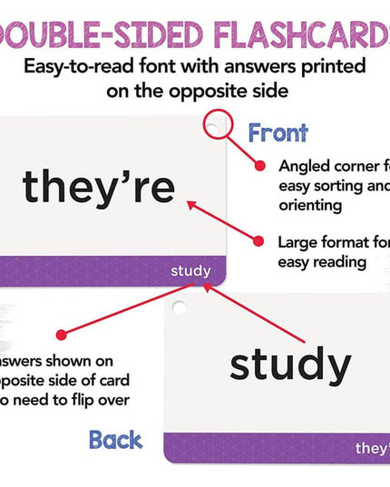 Flash Cards - 600 Sight Words